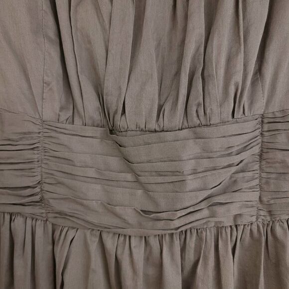 LOFT Gray Sleeveless Fit & Flair Midi Dress Size 8 - Picture 5 of 10